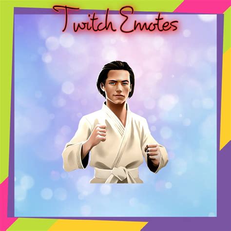 Cobra Kai Robby Emote Emotes Twitch Emotes Cool Emotes - Etsy