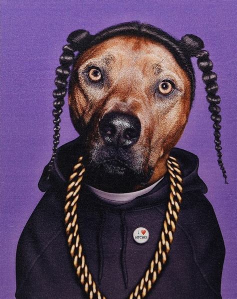 Snoop Dogg As A Dog Art Rap Portrait | The PHAG Shop