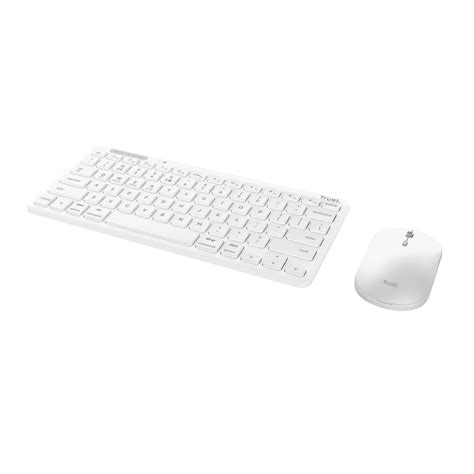 Trust Lyra Keyboard Mouse Included Rf Wireless Bluetooth Qwerty Us