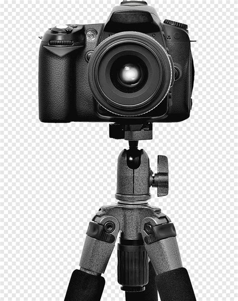 Siluet Tripod Kamera Fotograf Fotografi Bayangan Hitam