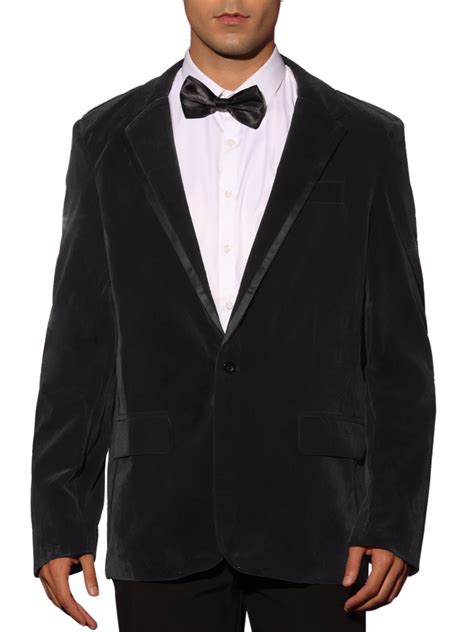 Lars Amadeus Velvet Blazer For Men S Slim Fit Single Breasted Notched