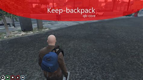 Qbcore Backpack System Keep Backpack Youtube