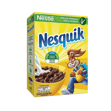 Pack 12 uds Nestlé Nesquik Cereales Integrales Con Chocolate 375 gr