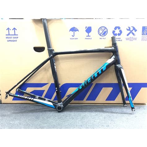 捷安特 Giant Tcr Slr1 公路車 車架組 超輕量鋁合金 M號 碳纖前叉 蝦皮購物