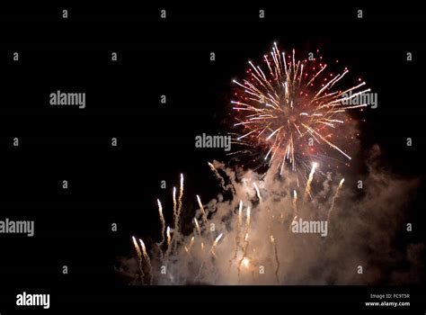 australia day fireworks Stock Photo - Alamy