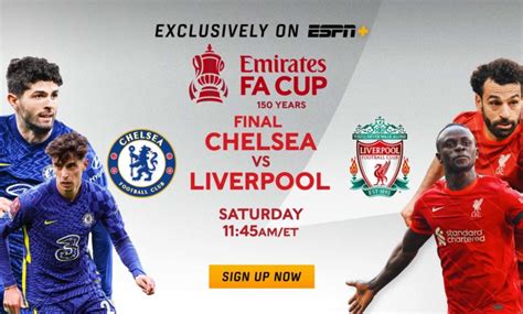 FA Cup Final: Premier League’s Liverpool FC vs. Chelsea FC to Stream Exclusively on ESPN+ - ESPN ...