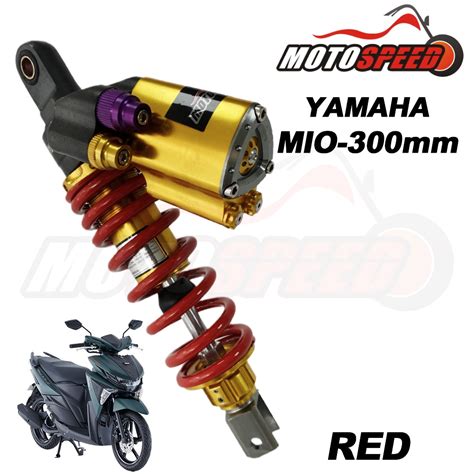 COD 1 Pc Rear Mono Shock Absorber With Gas Tank 300mm For Mio Click