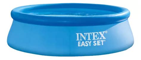 Piscina Inflable Redonda De Litros Easy Set Blue Intex