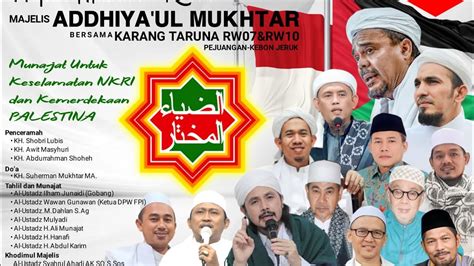 Haflah Maulidur Rasul Munajat Untuk Keselamatan Nkri Dan Kemerdekaan