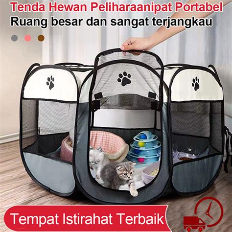 Jual Dl Kandang Kucing Besar Tenda Kucing Kandang Lipat Portable Rumah