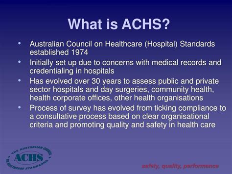 Ppt Achs Accreditation Presentation To Gpdv March 2004 Powerpoint