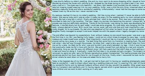 Marti's tg captions: Dream of being a bride