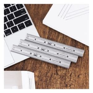 Mr Pen Machinist Ruler Ruler 6 Inch 3 Pack Mm Ruler Metric Ruler