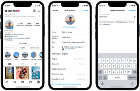 Como Alterar O Nome De Usu Rio No Instagram Iphone E Web Macmagazine