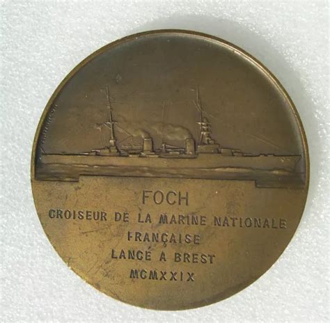 Medaille Croiseur Foch Marine Nationale Eur Picclick Fr