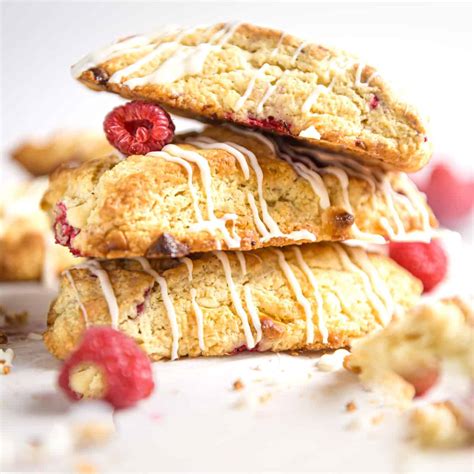 Raspberry White Chocolate Scones Recipe Story - Chopnotch