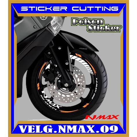 Jual Cutting Sticker Velg Nmax Stiker Lis List Variasi Ban Velg Yamaha