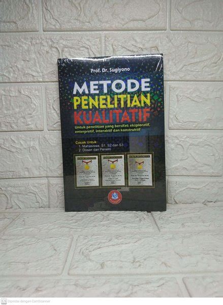 Jual Buku Metode Penelitian Kualitatif Untuk Penelitian Yang Bersifat