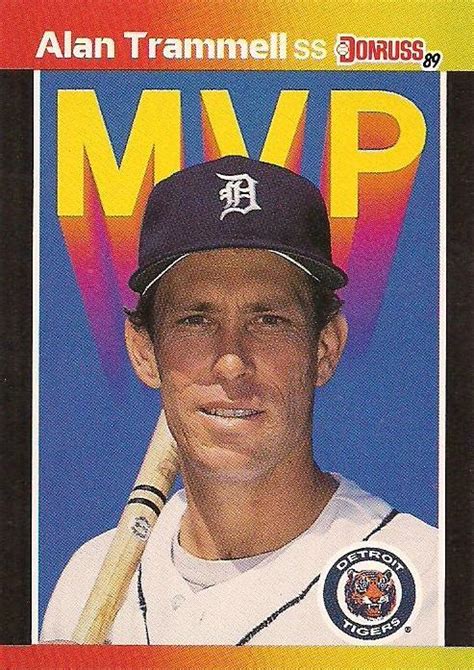 Donruss Bonus Mvp S Bc Alan Trammell Trading Card Database