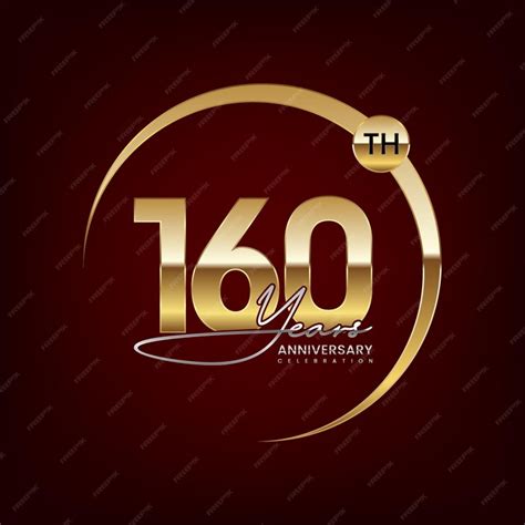 premium vector  anniversary luxury logo design  golden ring