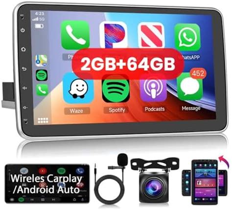 Urvolax Android Autoradio Mit Bildschirm Zoll Wireless Carplay