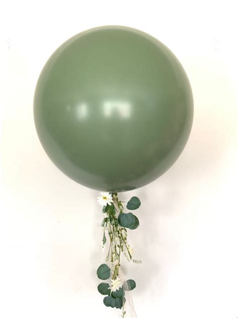 Jumbo Sage Green Balloons 24 Light Green Balloon Etsy