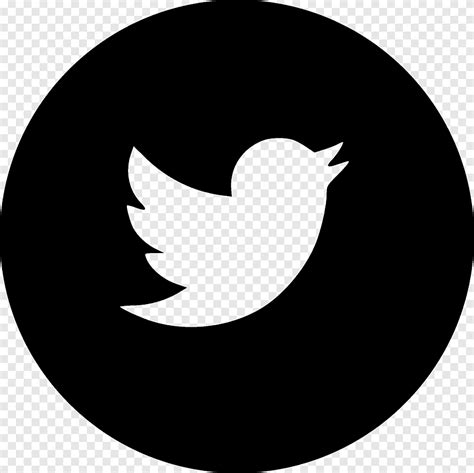 Iconos De Computadora Redes Sociales Twitter Logo Monocromo Png PNGEgg