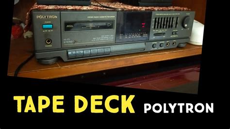 Tape Deck Polytron Jadul Dengan Ic Stk Youtube