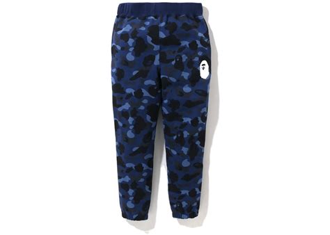 BAPE Color Camo Sweat Pants (FW22) Navy Men's - FW22 - US