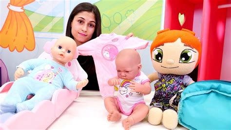 Bebek bakma oyunları Lili Baby Born Annabelle için Ela nın