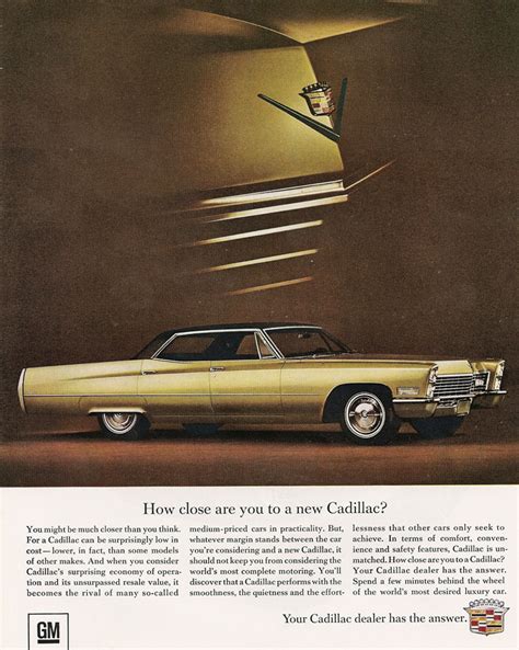 All The 1967 Cadillac Advertisments