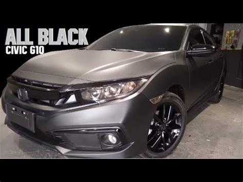 CIVIC G10 2020 TODO PRETO FOSCO DELETE CHROME YouTube