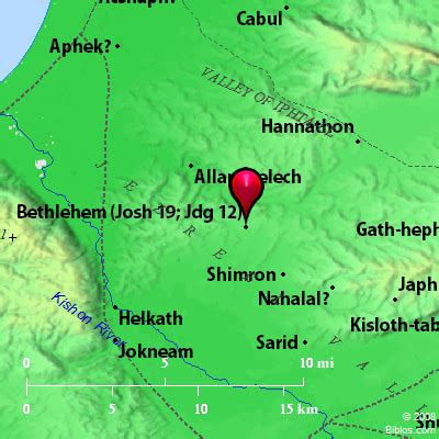 Ancient Bethlehem City Map