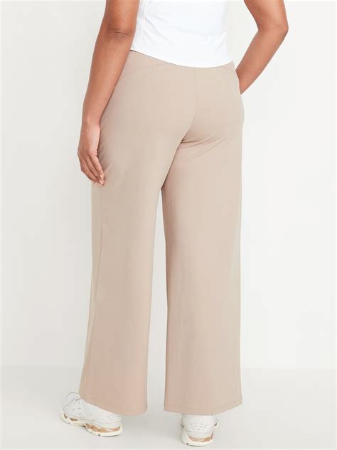 High Waisted PowerSoft Trouser Pants Old Navy