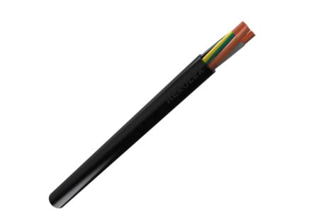 Rubber Core Double Sheathed Round Submersible Drop Cables