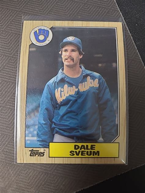 1987 Topps Dale Sveum 327 0076 EBay