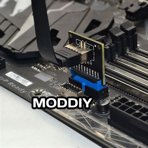 Usb 3 0 19pin To Motherboard Usb 3 1 Type C Front Panel Header Adapter Moddiy