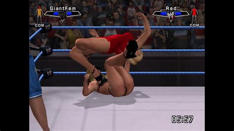 GiantFem Vs Red The Great American Bash WWE SmackDown Vs RAW 2007