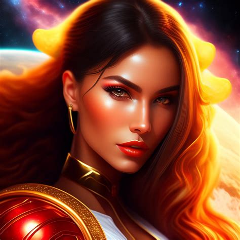 ai generated woman strong royalty  stock illustration