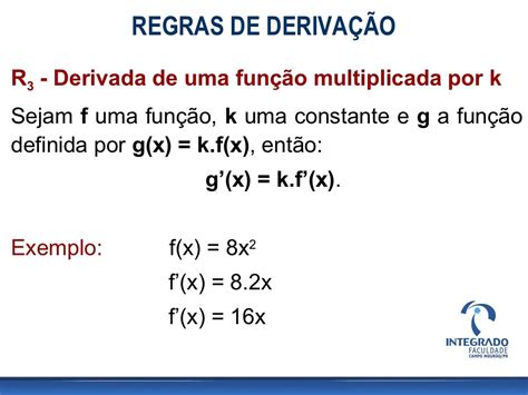 Aula 07 Derivadas Regras De Derivação Parte 1