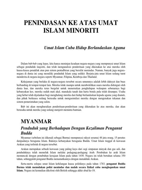 PDF Penindasan Ke Atas Umat Islam Minoriti DOKUMEN TIPS