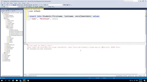 How To Insert Data Into A Table In Sql Server Management Studio