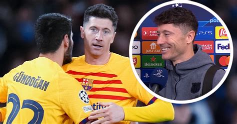 Lewandowski Wyszed Po Meczu Pad O Zaskakuj Ce Pytanie Wymowna