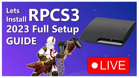 RPCS 3 Full Setup Guide On Live Chilling Stream Tamilstreamer