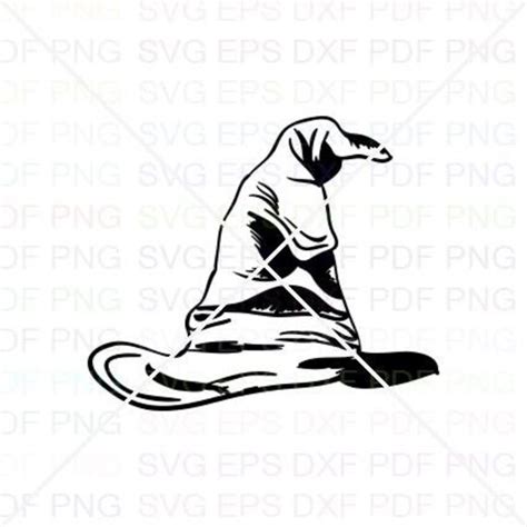 22 Sorting Hat Svg Dxf Eps Pdf Png Cricut Cutting File Etsy