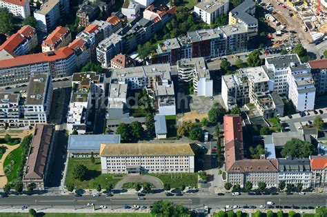 Dresden Aus Der Vogelperspektive Baustelle Wohngebiet Einer