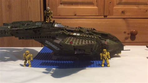 Halo Mega Bloks UNSC Pelican Dropship REVIEW YouTube