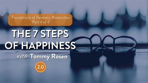 The Foundations Of Recovery Masterclass Part Of The Steps Of