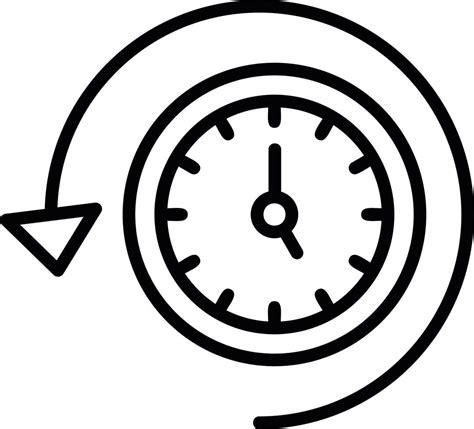 Recovery Time Line Icon 14697412 Vector Art At Vecteezy