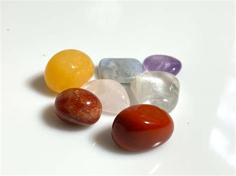 Chakra Steine Set 7 Edelsteine SUMAJU